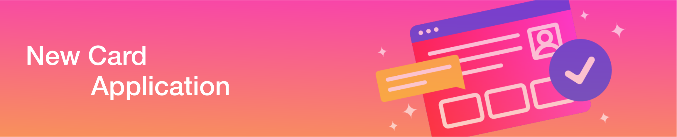 New Application Banner